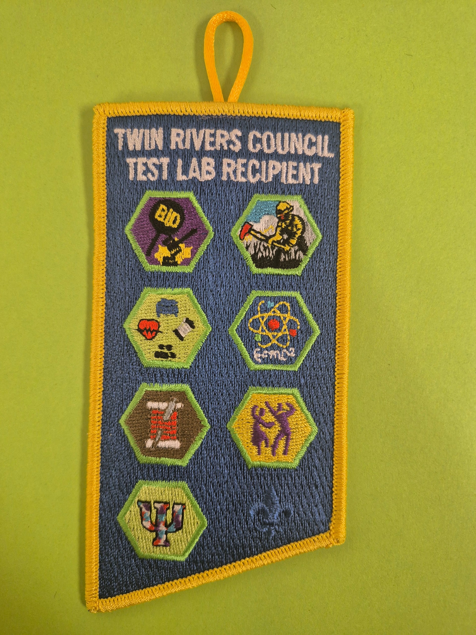 Scout Lab Logo BSA Scout Patch | Test Lab Badge | Twin Rivers Council